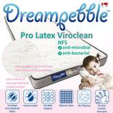Dreampebble 10" Pro Latex Viroclean Pocketed Spring Mattress - Kids Haven